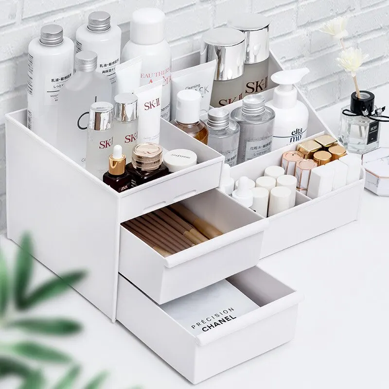 1pc-White-Drawer-Makeup-Storage-Box-Plastic-Organizer-for-Cosmetics-Skin-Care-Dressing-Table-Desktop-Dormitory-3